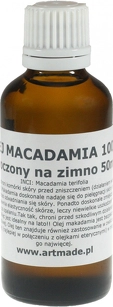 Olej macadamia organiczny nierafinowany 50ml, 100ml