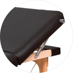 Składany stół do masażu REFLEX - unoszony panel tylny