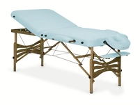 Składany stół do masażu - Panda Plus Pro - kolor 505, podstawa dąb lapacho