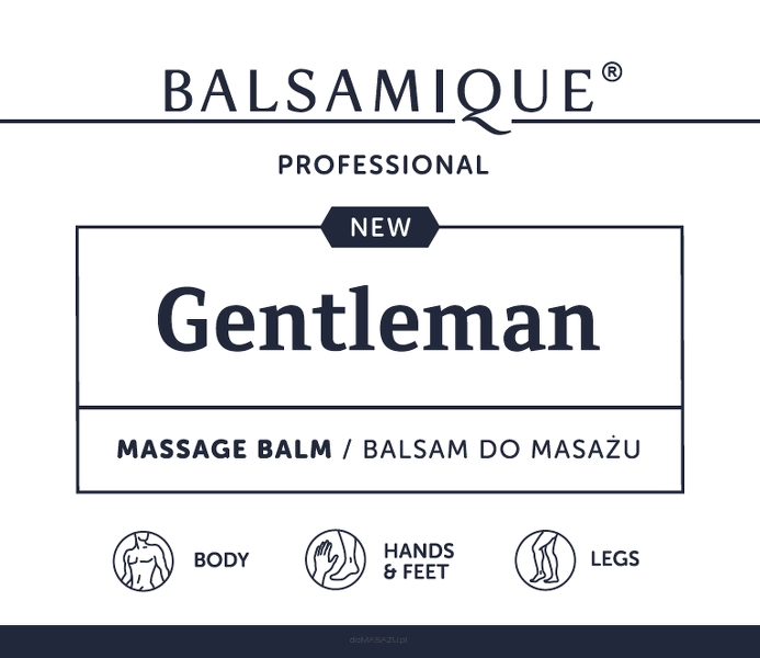 Balsam do masażu Gentelman - Balsamique