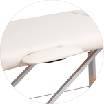 Składany stół do masażu PROMASTER ALU ULTRA - podłokietniki boczne w standardzie