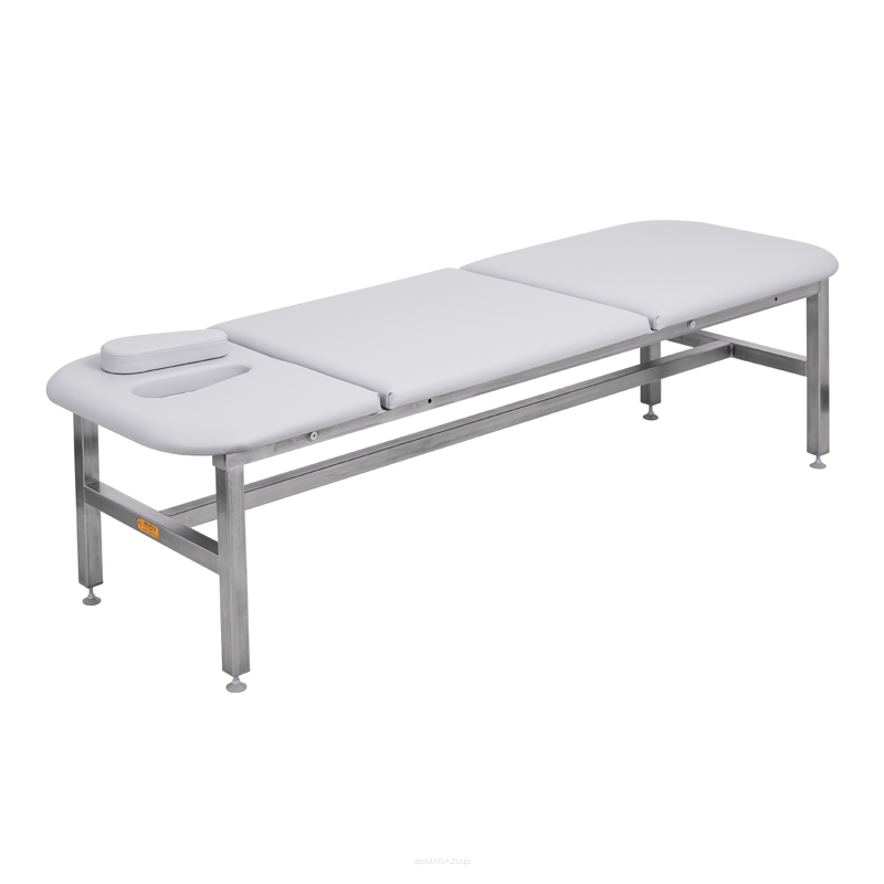 Kozetka lekarska ze stali nierdzewnej Medic Trio