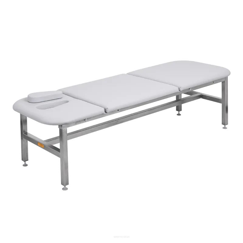 Kozetka lekarska ze stali nierdzewnej Medic Trio