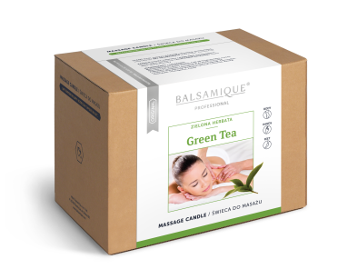 Świeca do masażu ciała - Zielona herbata - Green Tea
