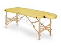 Składany stół do masażu Colibra - tapicerka Long Life - kolor nr 501 fresh yellow