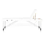 Stół składany do masażu aluminiowy komfort Activ Fizjo 3 segmentowy white - 3