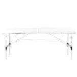 Stół składany do masażu aluminiowy komfort Activ Fizjo 3 segmentowy white - 5