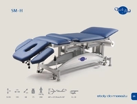 Stacjonarny stół do masażu SM-H CLINICAL z regulacją hydrauliczną. 
