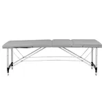 Stół składany do masażu aluminiowy komfort Activ Fizjo 3 segmentowy szary - 4