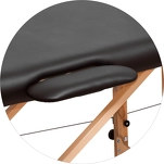 Składany stół do masażu REFLEX ULTRA - podłokietniki boczne w zestawie