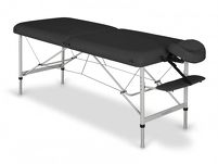 Składany stół do masażu aluminiowy Panda Al kolor 15 - czarny