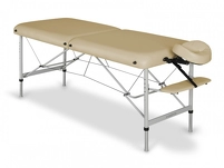 Składany stół do masażu aluminiowy Panda Al kolor 33 - beżowy ciepły