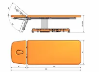 Stół stacjonarny SK-01 - wymiary