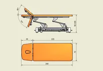 Wymiary Stołu stacjonarnego SS-01