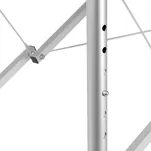 Stół składany do masażu aluminiowy komfort Activ Fizjo 2 segmentowe róż - 11