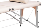 Stabilny, składany stół do masażu Pro Master ALU z aluminiową podstawą, 2 segmentowy
