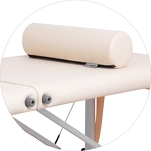 Składany stół do masażu PROMASTER ALU - wałek 15x50 cm w zestawie