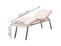 Kozetka SPA LUNA II - wymiary