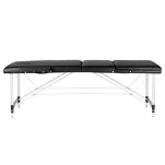 Stół składany do masażu aluminiowy komfort Activ Fizjo 3 segmentowy czarny - 2