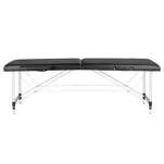 Stół składany do masażu aluminiowy komfort Activ Fizjo 2 segmenty czarny - 2