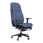 Fotel biurowy z masażem PW 240 - niebieski