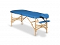 Stół składany do masażu drewniany Panda kolor 23 - niebieski