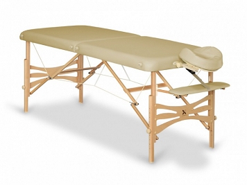Stół składany do masażu drewniany Panda kolor 33 - beżowy jasny