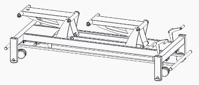 Stół do masażu Terapeuta LUX-2 M-F4.S2-system jezdny