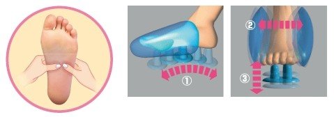 Masażer nóg Sanyo - kciuk 3D