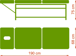 Stół Standard III - wymiary