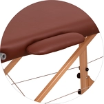 Składany stół do masażu PROMASTER ULTRA - podłokietniki boczne w standardzie