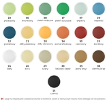 Wzornik kolorystyczny tapicerki Standard