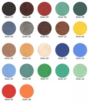 Wzornik kolorystyczny materaców marki Fenix