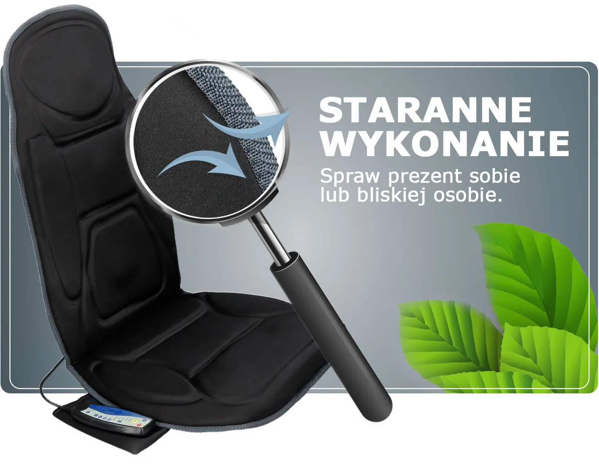 Staranne wykonanie maty wibracyjnej MEDIVON CF-2602 Staranne wykonanie maty wibracyjnej MEDIVON CF-2602