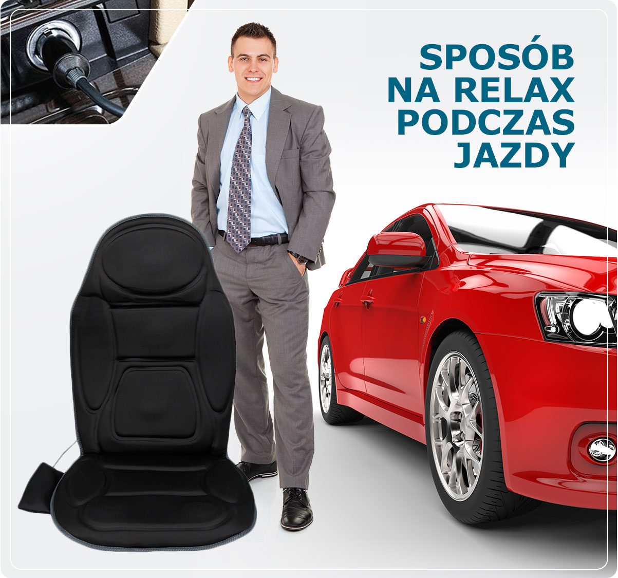 Mata wibracyjna MEDIVON CF-2602 z zestawem samochodowym Mata wibracyjna MEDIVON CF-2602 z zestawem samochodowym