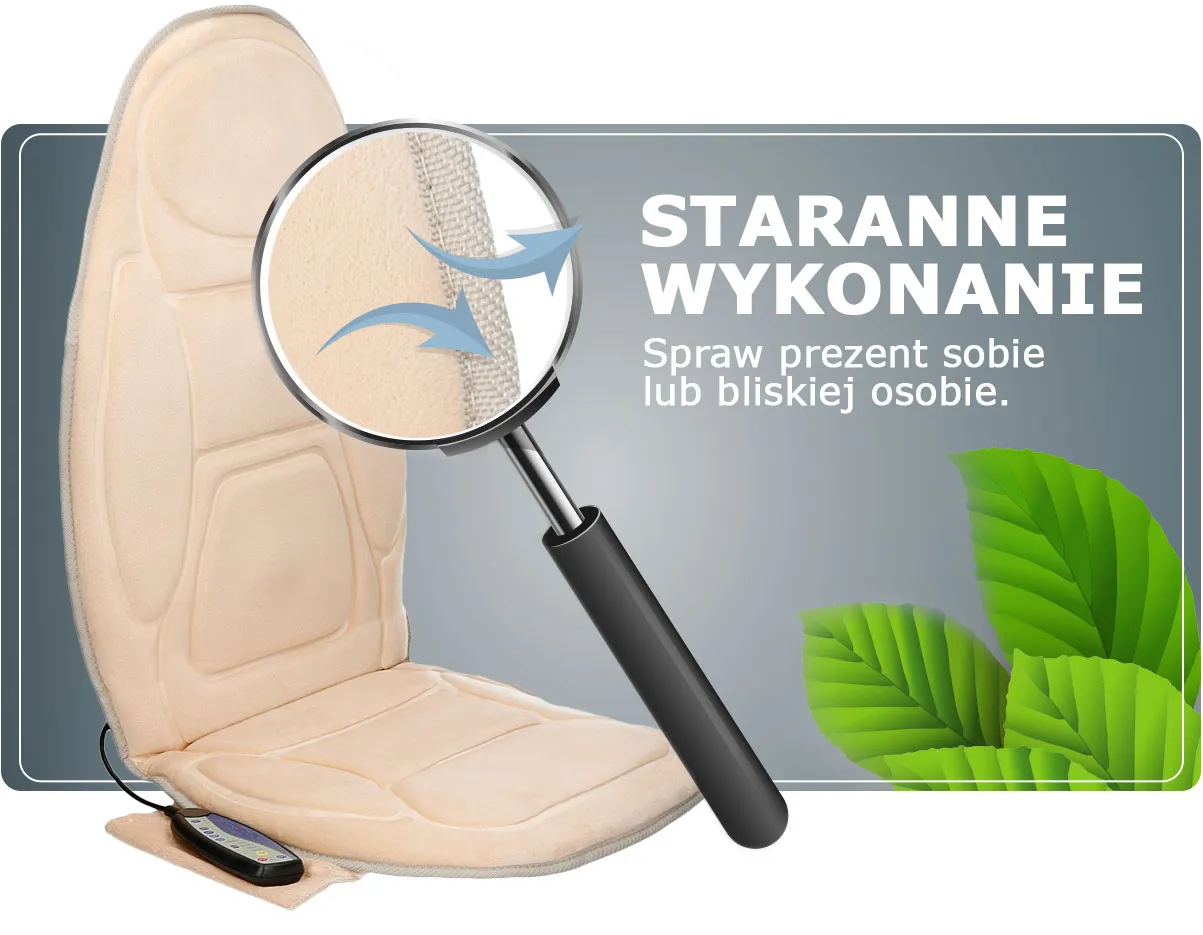 Staranne wykonanie maty wibracyjnej MEDIVON CF-2602w Staranne wykonanie maty wibracyjnej MEDIVON CF-2602w