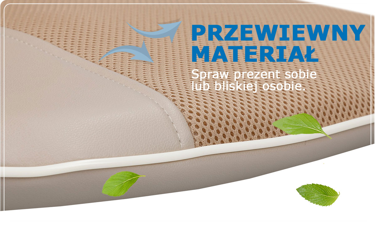 Oddychająca tapicerka maty masującej MEDIVON CF-2606HB