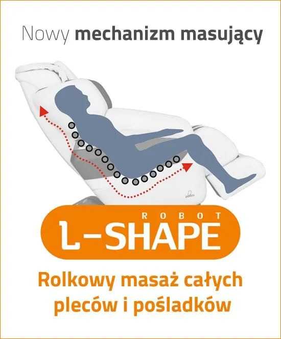 Mechanizm L-Shape w fotelu masującym Tonale Gold Mechanizm L-Shape w fotelu masującym Tonale Gold