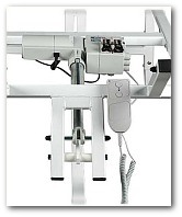 Regulacja elektryczna za pomocą pilota ręcznego, nożnego lub ramy sterującej