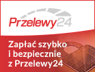 Przelewy elektroniczne (e-przelewy) za pośrednictwem serwisu Przelewy24, w tym także kartą płatniczą tj. Visa Classic, Visa Electron, MasterCard, Diners Club, PBK, JCB American Express